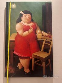 Botero quadro 56x90 cm su tela