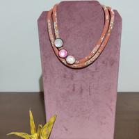 collana tessuto chirimen giapponese 