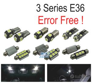 KIT 16 LAMPADE LED INTERNE BMW SERIE 3 E36 SEDAN C