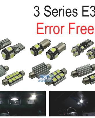 KIT 16 LAMPADE LED INTERNE BMW SERIE 3 E36 SEDAN C