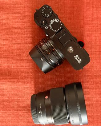 Fuji xe5 kit xf23mm f2,8 + sigma 56mm f1,4