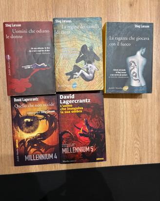 Saga Millenium - primi 5 libri