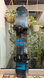 Burton Process Flying V 152 attacchi Burton Custom