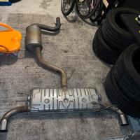 Scarico centrale e finale golf 6 GTI