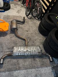 Scarico centrale e finale golf 6 GTI