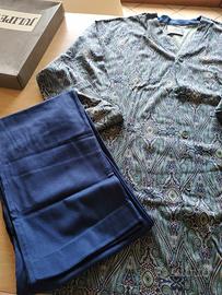 pigiami uomo fondo blu