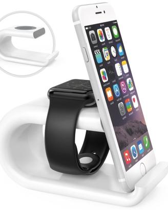 Stand base ricarica Apple Watch iPhone iPad Bianco