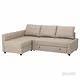 IKEA FRIHETEN Divano letto angolare/contenitore