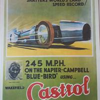 POSTER VINTAGE CASTROL