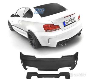 PARAURTI POSTERIORE BMW E82 E88 07-13 LOOK 1M