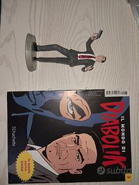 7 Statuette Il mondo di Diabolik + fascicoli 