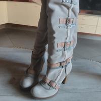 stivali donna con tacco alto Fornarina 