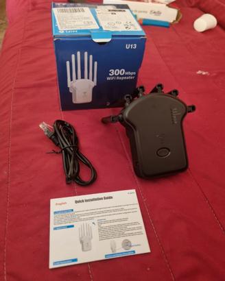 Kit Ripetitore WiFi 6 Antenne + Adattatore Univers