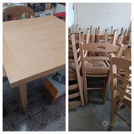 Arredamento sedie e tavoli