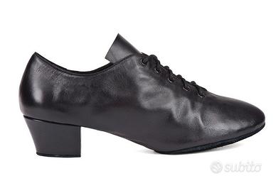 scarpe uomo da ballo latino americano pelle nera