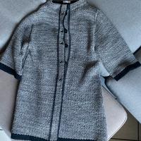 Giacca in maglia maniche a tre quarti 70lana 30acr