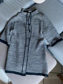 Giacca in maglia maniche a tre quarti 70lana 30acr