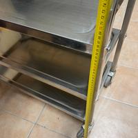 Carrello acciaio inox