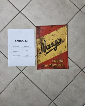 Targa Vintage "Marga"