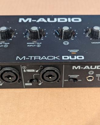 Scheda Audio M-Audio M-Track Duo