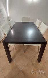 Tavolo da pranzo allungabile + sedie