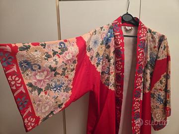 kimono lungo 100% seta