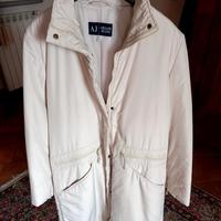 giaccone impermeabile beige chiaro Armani Jeans 