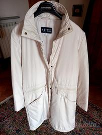 giaccone impermeabile beige chiaro Armani Jeans 