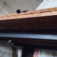 Soppalco in robuste tavole legno