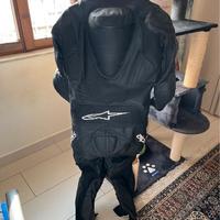 Tuta in pelle traforata Alpinestars