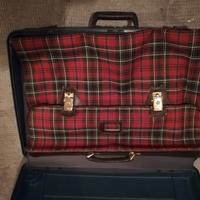 Borsa porta vestiti Vintage scozzese