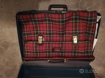 Borsa porta vestiti Vintage scozzese