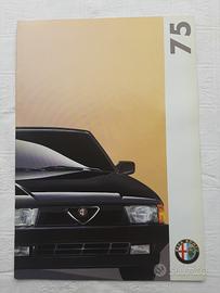 Alfa 75 depliant originale