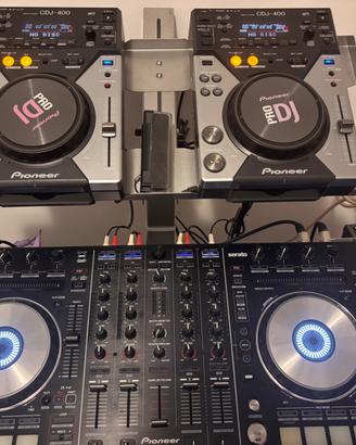 Controller DJ Pioneer DDJ-SX2+Coppia CDJ-400.