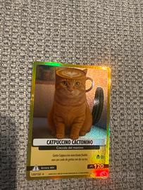 Carta rara catpuccino  cactonino nunero 130