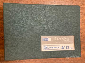 Autobianchi A112 catalogo parti di ricambio
