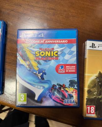 Team sonic racing x PlayStation 4