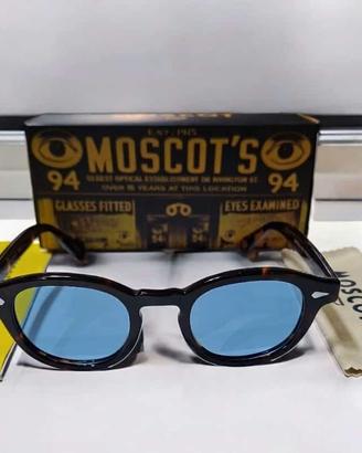 Moscot Lemtosh 46 Tortoise Denim Blue 