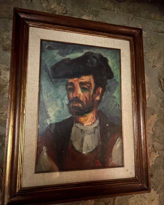 MARIANO ILARDI – “PASTORE SARDO” – DIPINTO FIRMATO