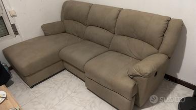 Divano angolare penisola sx -recliner elettrico