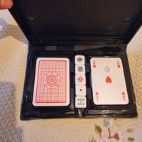 set carte da Poker con dadi