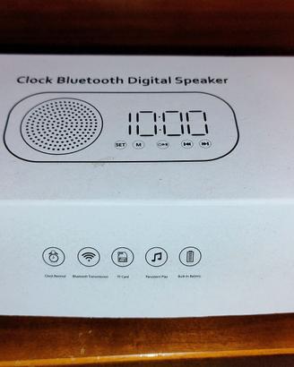altoparlante speaker bluetooth orologio