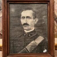 Antico ritratto Vittorio Emanuele da collezione