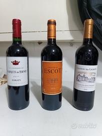 Vini pregati Bordeaux