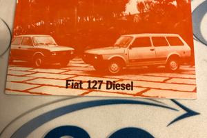 Libretto uso e manutenzione fiat 127 Diesel berlin