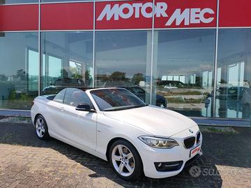 BMW 220 d 190cv Cabrio Sport Automatica, Pelle