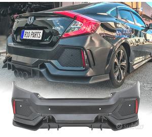 PARAURTI POSTERIORE HONDA CIVIC 16- LOOK TYPE R