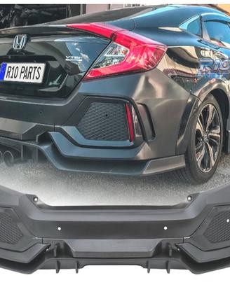 PARAURTI POSTERIORE HONDA CIVIC 16- LOOK TYPE R