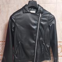 giacca in similpelle ragazza
