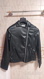 giacca in similpelle ragazza